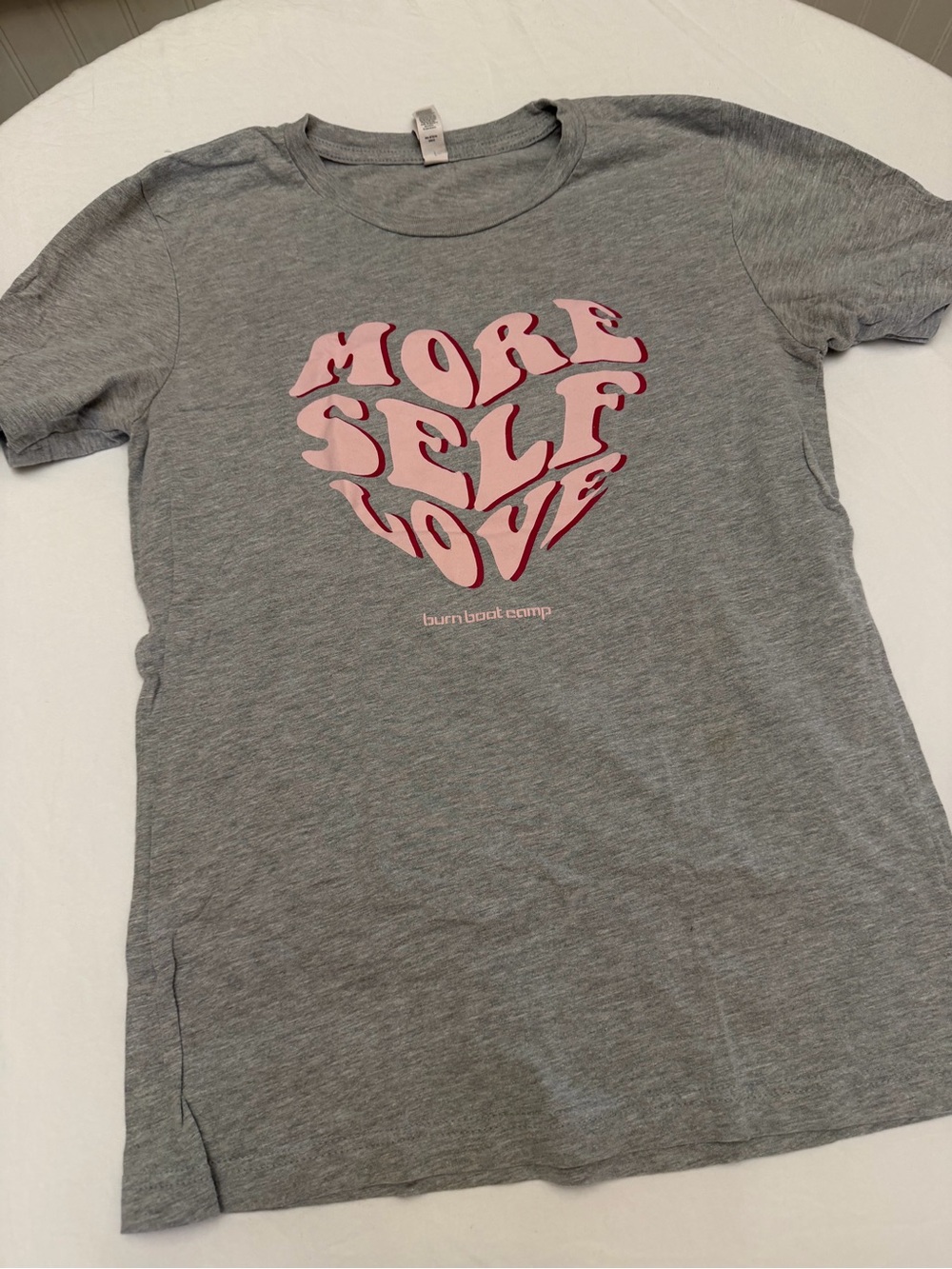 Gray 'More Self Love' Graphic Tee